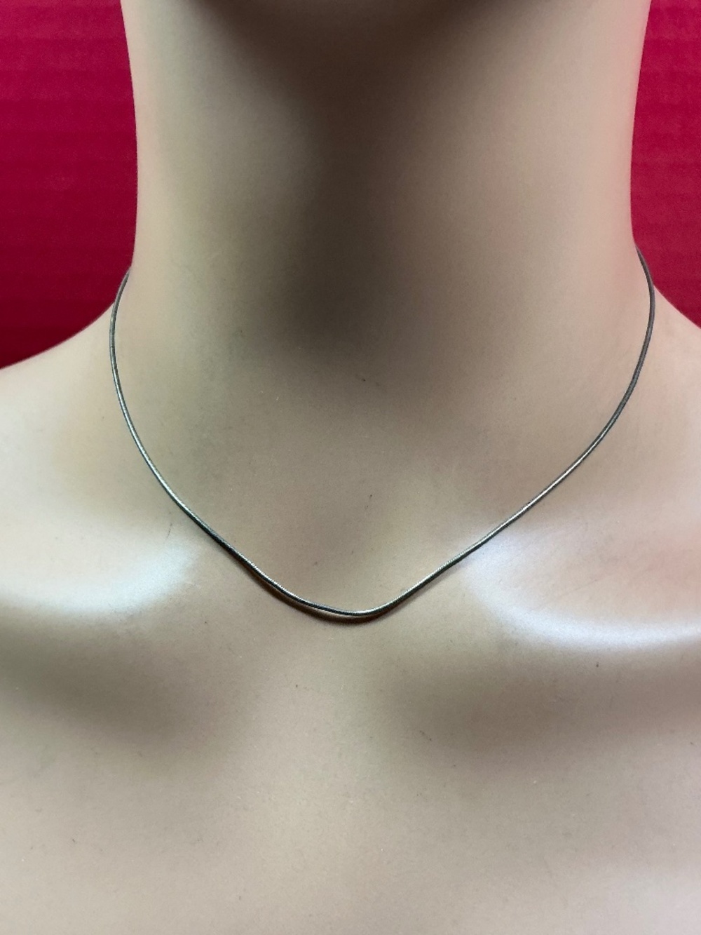Liquid Sterling Italian Necklace. 16 inches long